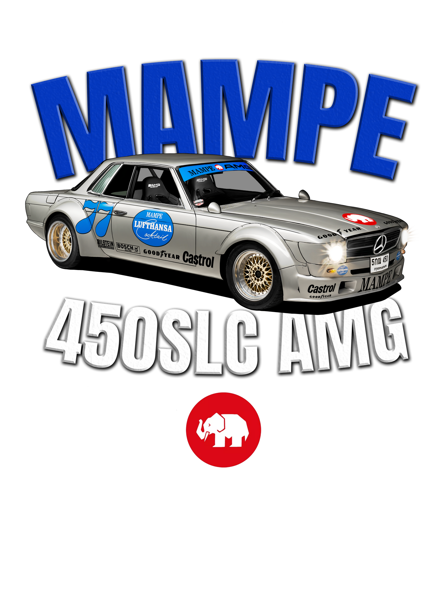 'Mampe 450' Stickers