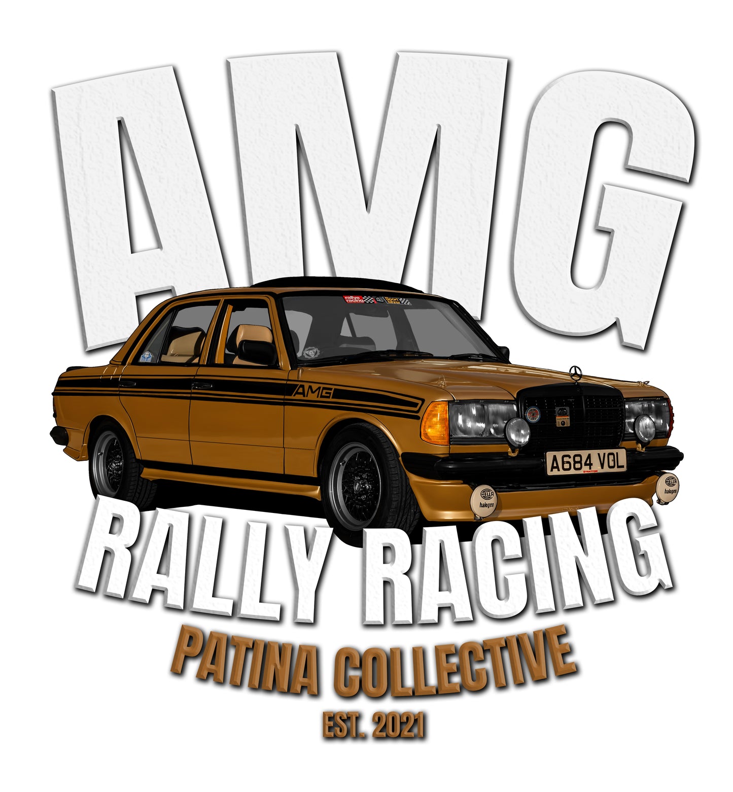 'Rally Racing' Sticker