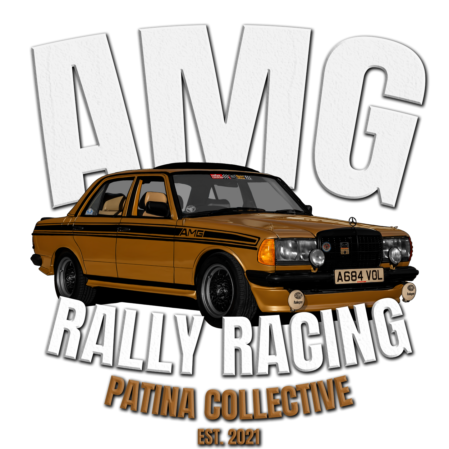 'Rally Racing' Sticker