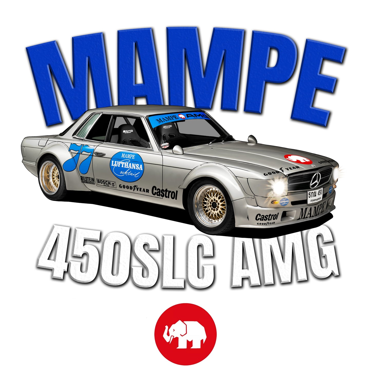 'Mampe 450' Stickers