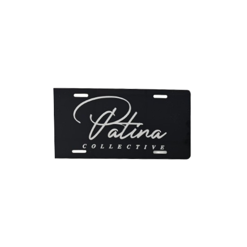 Patina License Plate